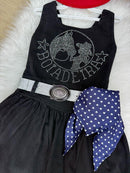 Vestido Blogueirinha Boiadeira do Sertão Preto