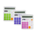Calculadora 12x15cm Cores Sortidas