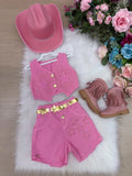 Conjunto Blogueirinha Boiadeira Estrelada