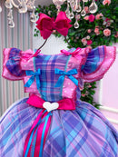 Vestido Marie Junino Quermesse do Interior Lilas