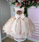 Vestido Mini Miss Florido + Saiote