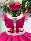 Vestido Mini Miss Temático Patrulha Canina - Sky