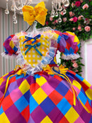 Vestido Marie Junino Coração Caipira
