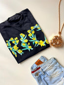 T- Shirt Cropped Estampas Tropical Ref. 809