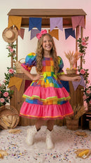Vestido Junino Banana Club Luxo Rubia