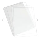 Kit 50 Capas Encadernação A4 PVC Transparente 0,30MM Mares Frontal