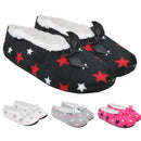 Pantufa Estrela Feminina Tamanho Único  Cores Sortidas