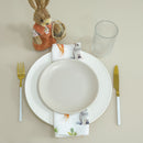 Kit 10 Guardanapos de Tecido Essence 35cm x 35cm 100% Poliéster Tecido Microfibra