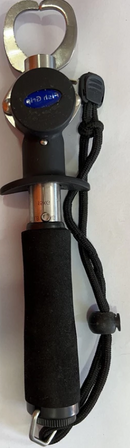 Alicate Multi-função de Pesca 3 em 1 Fita métrica 1 metro Balança 15 kg Corpo em aço inox 24 cm