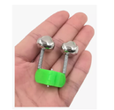 Kit 50 Sino Duplo Alarme Para Vara De Pesca Guizo Sonoro Sahara Cor Verde
