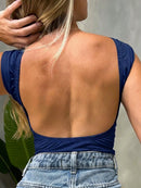 Cropped em Suplex Zara Costas Nua Milena Ref. 1904