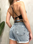 Cropped Feminino Modal Frente Única Bianca Ref. 1212