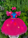 Vestido Tematicos Ysa Kids Lilo Stitch com Led
