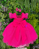 Vestido Tematicos Ysa Kids Lilo Stitch com Led  + Saiote
