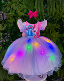 Vestido Tematicos Ysa Kids Lilo Stitch com Led