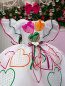 Vestido Marie Junino Luxo Noivinha/Noiva dos Corações