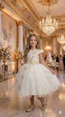 Vestido Juvenil - Midi Vila Lele Sabrina Off