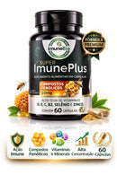 KIT 1 Power Mulher - Cabelo Pele Unha Premium - 18 Vitaminas e Minerais + 1 Super Imune Plus 490 mg - 10 mg Própolis + V