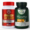 KIT 1 Super Imune Plus 490 mg - 10 mg Própolis + Vitaminas e Minerais Essenciais Premium + 1 Ômega 3 A-Z - 20 Vitaminas