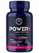 Power Mulher - Cabelo Pele Unha Premium - 18 Vitaminas e Minerais - 60 Caps