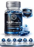Suplemento Hair + Power Masculino A-Z Premium - 17 Vitaminas e Minerais
