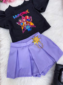Conjunto Blogueirinha Temático Guerreiras do K-Pop