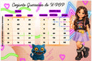 Conjunto Blogueirinha Temático Guerreiras do K-Pop