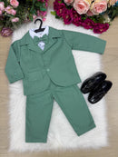 Conjunto Social Miss Cherry Terno Pedro Verde