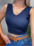 Cropped em Ribana Decote V Ref. 1592