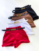Shorts em Neoprene com Cinto Ref. 1605