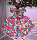 Vestido Mini Miss Junino Sertão Animado Pink