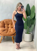 Vestido Midi em Ribana Alça Única Ref. 1712