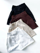 Shorts Saia em Alfaiataria Colegial Transpassado Ref. 1916