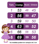 Vestido Infantil Lilás da Princesa Sofia Saia C/ Glitter e Led Festas