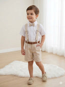 Conjunto Miss Cherry Social Linho Shorts Gustavo Modelo 2