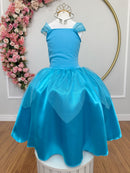 Fantasia Infantil Princesas Frozen e Cinderela Com Luvas