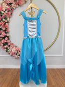 Fantasia Infantil Princesas Frozen e Cinderela Com Luvas