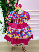 Vestido Junino Mimadine Luxo Amora