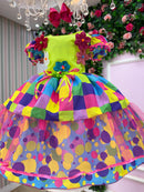 Vestido Marie Junino Luxo Arraia da Aquarela