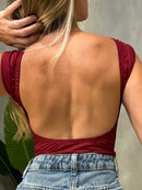 Cropped em Suplex Zara Costas Nua Milena Ref. 1904