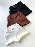 Shorts em Neoprene com Cinto Embutido Ref. 1923