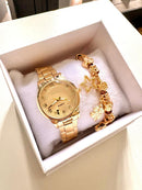 Relógio Feminino Analógico com Pulseira Berloque Luiza Ref. 542