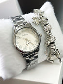 Relógio Feminino Analógico com Pulseira Berloque Luiza Ref. 542