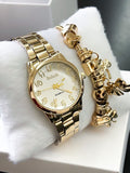 Relógio Feminino Analógico com Pulseira Berloque Luiza Ref. 542