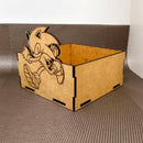 Kit 10 caixinha MDF 12x12cm Lembrancinha Sonic