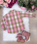 Camisa Flanelada Xadrez Junina Taylor Rosa