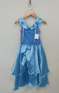 Fantasia Infantil Frozen e Cinderela Azul Renda Brilho