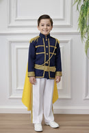 Conjunto Fantasia de Príncipe Azul Marinho Luxo Festas