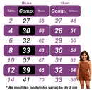 Conjunto Infantil Blusa e Short Sarja Branco Boiadeira Casual