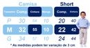 Conjunto Social Bebê Short Susp. Cinza Claro e Camisa Branca